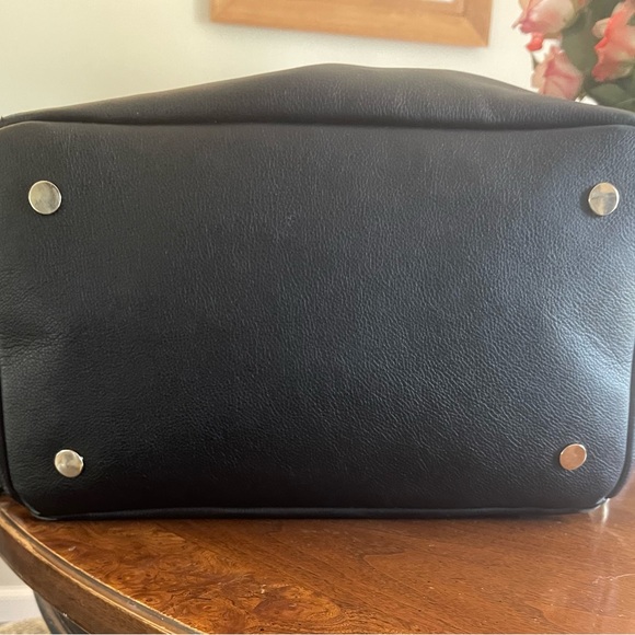 Mina Baie Full Kinney Backpack-Black Full Grain Leather (not Vegan) - Picture 4 of 9